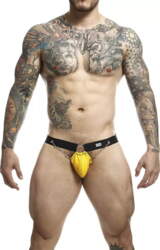 Jockstrap Mob DNGEON Yellow ar ķēdītēm