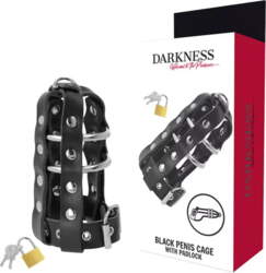 Piekrišanas ierīce DARKNESS ādas žoga būris