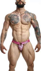 Jockstrap Mob D-243399 — rozā, one