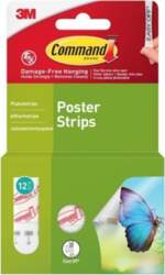 3M Command Poster Strips 12gab.