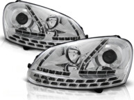 ProTuning.com HEADLIGHTS DAYLIGHT CHROME fits